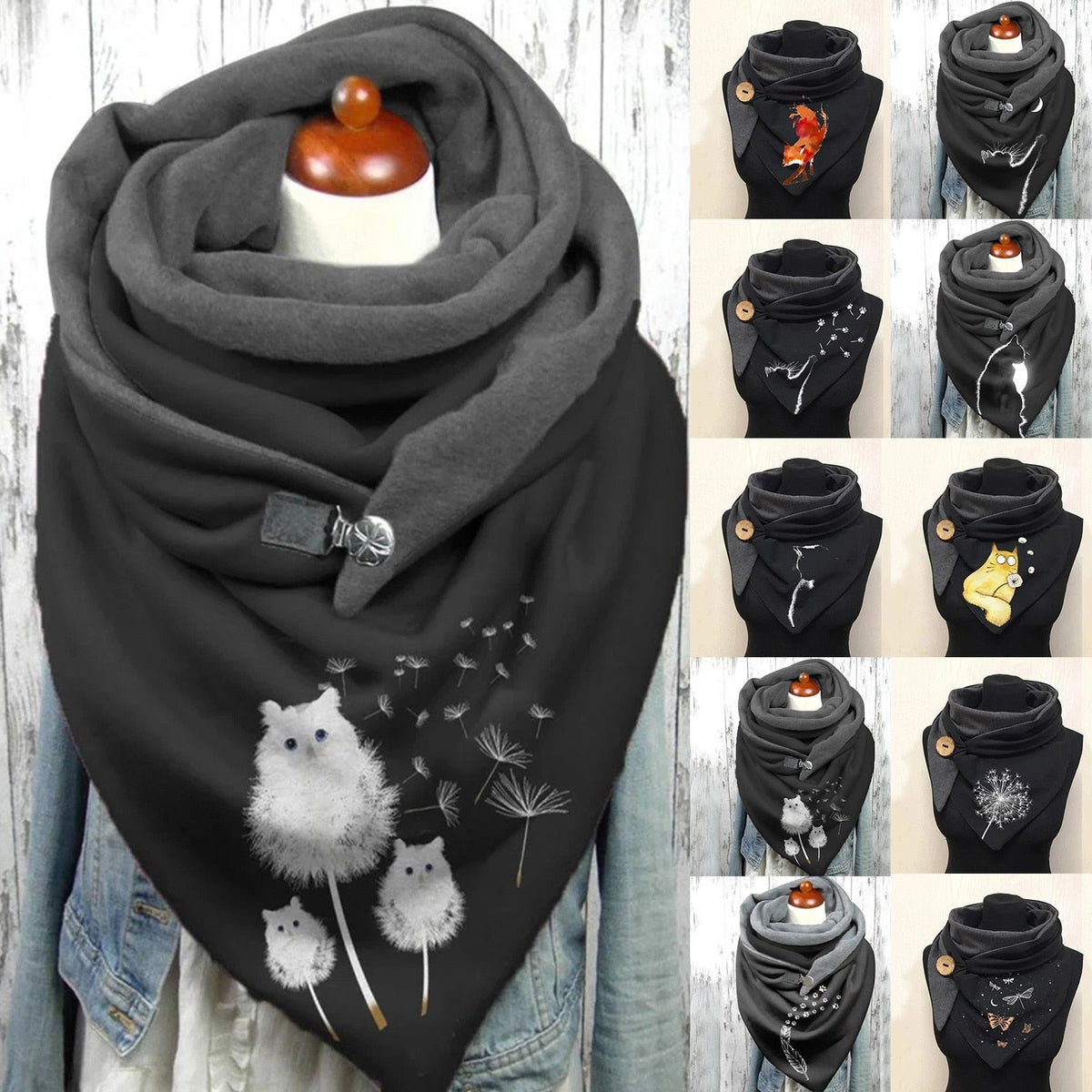 Damen Wickelschal aus Weichem Material mit Komfort & Vielseitigkeit | Drune
