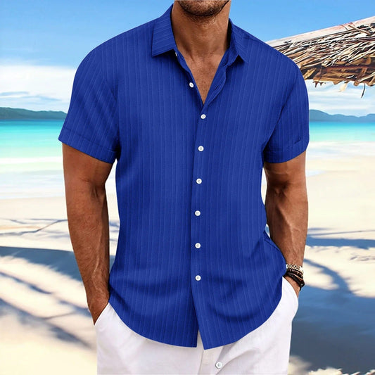 Elegante camicia a maniche corte