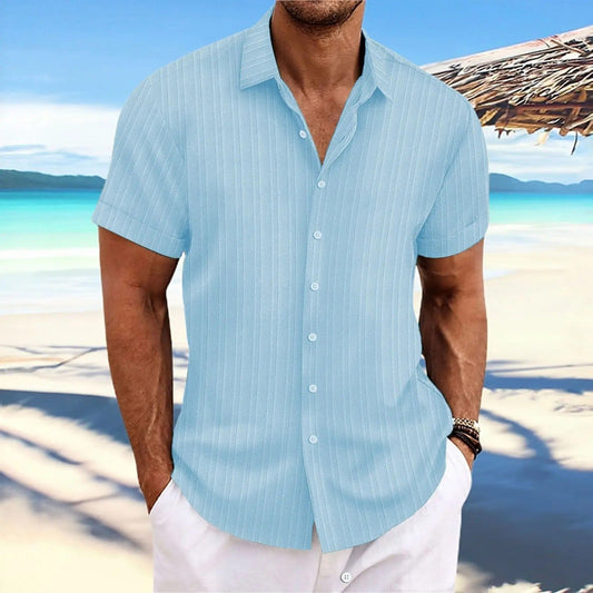 Elegante camicia a maniche corte